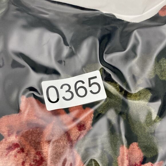 Exhilaration Dress Womens XL Black Floral Velvet Long Sleeve Goth Whimsigoth - Picture 11 of 11